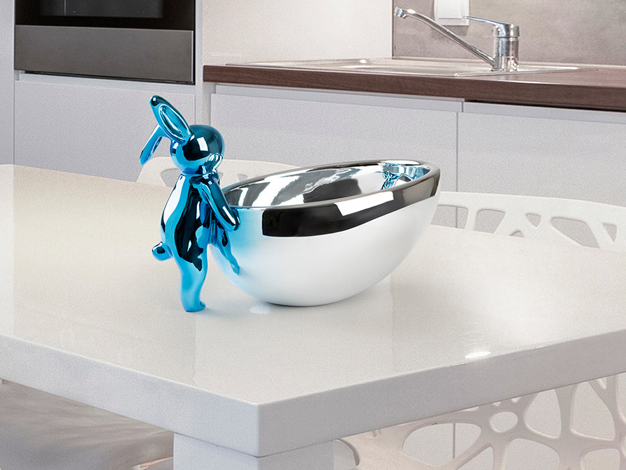 Декоративна купа Cuenco Rabbit със зайче – детайлен изглед