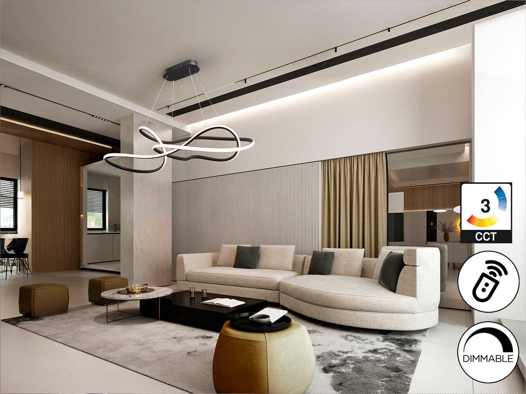 Висяща LED лампа Evania – детайлен изглед