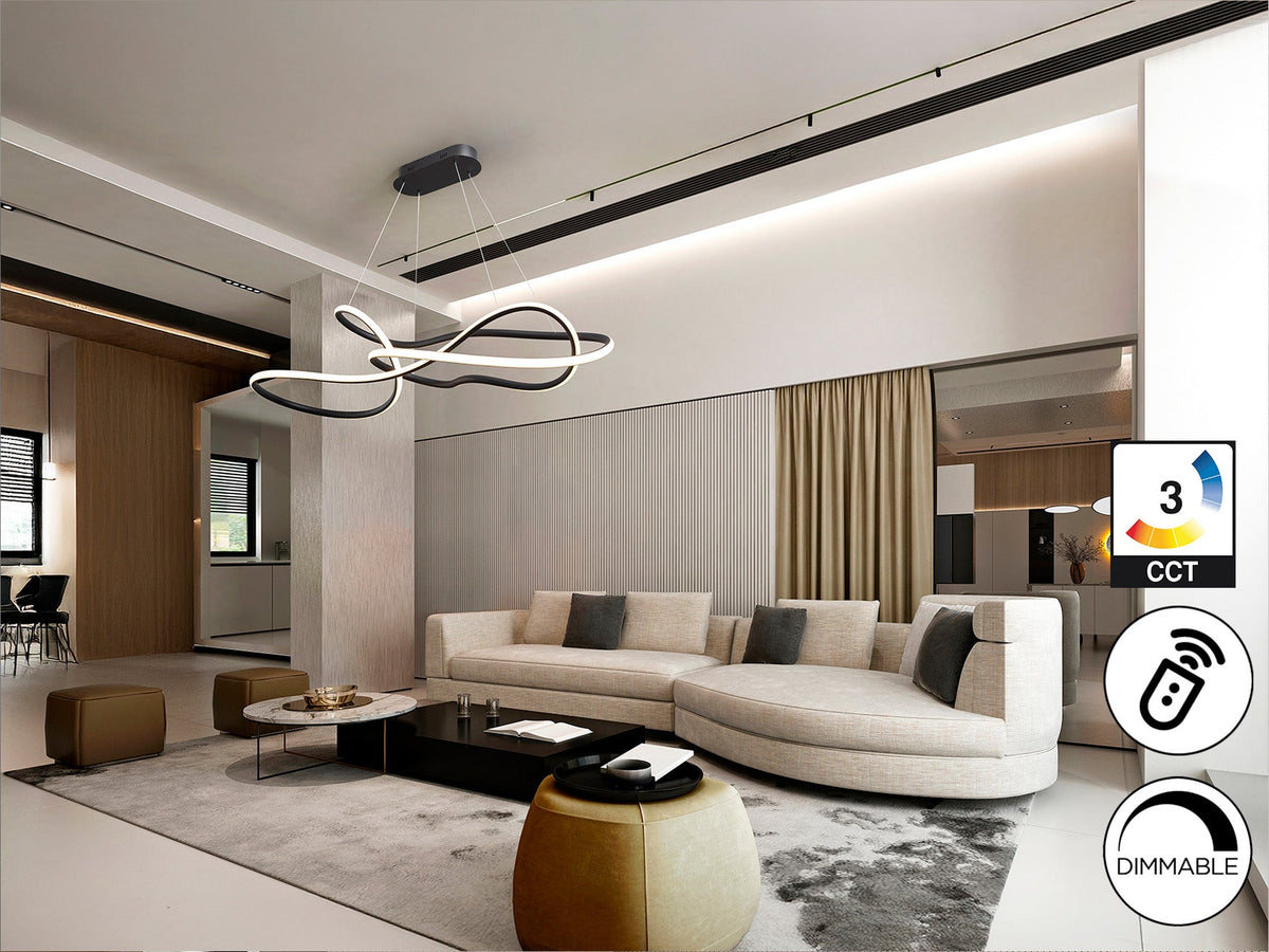 Висяща LED лампа Evania – детайлен изглед
