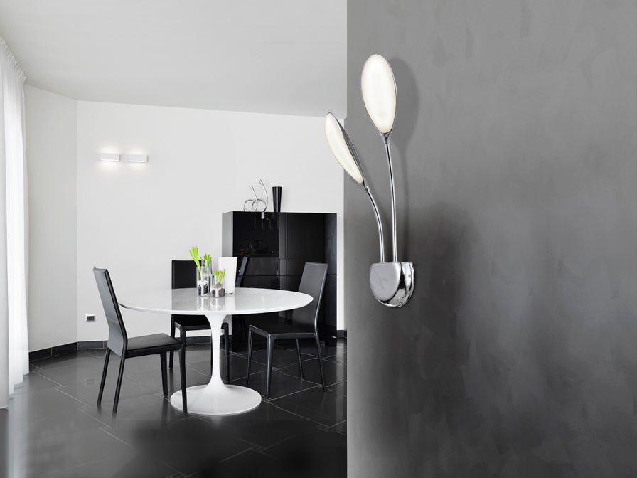 Стенен LED аплик Lucila 2L в хром