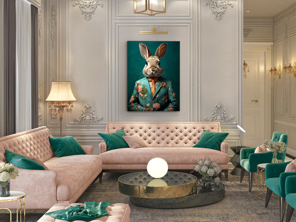 Картина Mr Rabbit – детайлен изглед